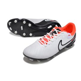 Nike Tiempo Legend 10 Academy FG - White Black Bright Crimson