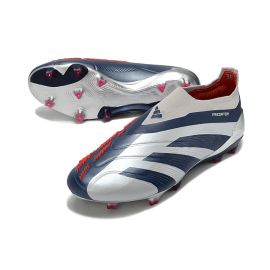 Adidas Predator Laceless Elite FG Tech Indigo Vivid Red