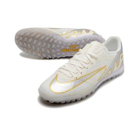 Nike AIR Zoom Mercurial Vapor 15 Elite TF White Silver Gold