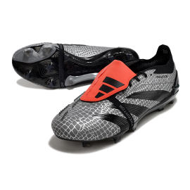 adidas Predator Elite Fold-over Tongue FG Gray Black Red