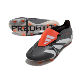 adidas Predator Elite Fold-over Tongue FG Gray White Red