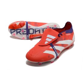 adidas Predator Elite Fold-over Tongue FG Red White