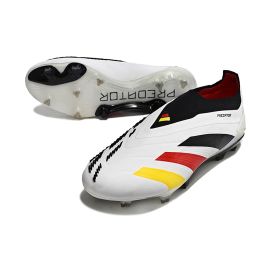 Adidas Predator Elite Laceless FG Black Red Yellow