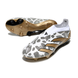 adidas Predator Elite Laceless FG Gold Metallic Leopard