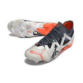 Puma Future Ultimate FG AG Astronaut - Puma White Ultra Orange Asphalt