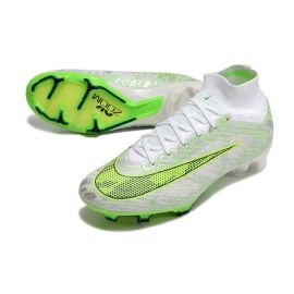 Nike Air Zoom Mercurial Superfly 9 Elite FG XXV - White Black Green