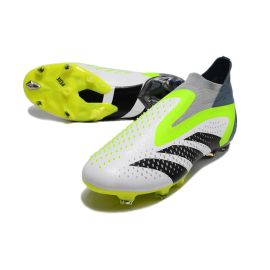 adidas Predator Accuracy + FG Crazyrush - Footwear White Core Black Lucid Lemon