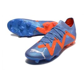 Puma Future Ultimate FG/AG - Blue Glimmer/Puma White/Puma Ultra Orange