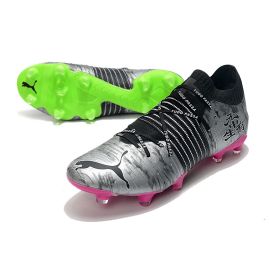 Puma Future Z 1.1 FG/AG Black Grey Pink