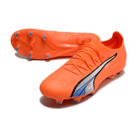 Puma Mens Ultra Ultimate FG/AG - Puma Ultra Orange/Puma White/Blue Glimmer