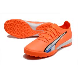 Puma Mens Ultra Ultimate TF - Puma Ultra Orange/Puma White/Blue Glimmer