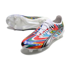 Puma Ultra Ultimate FG Flags of the World - Puma White Puma Black Puma Red Archive Green