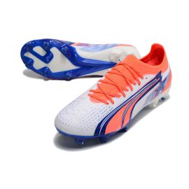 Puma Ultra Ultimate FG White Blue Orange