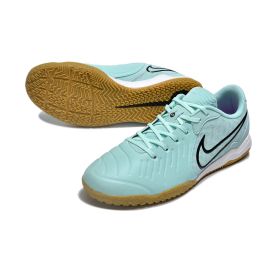 Nike Legend 10 Academy IC - Light Blue Black White