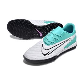 Nike Phantom GX Academy TF Soccer Cleats - Hyper Turquoise Fuchsia Dream White Black