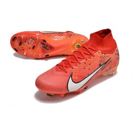 Nike Zoom Mercurial Superfly Elite 9 SG-Pro Anti-Clog Dream Speed 7 - Lite Crimson Pale Ivory Bright Mandarin