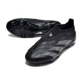 Adidas Predator Elite Laceless FG - Core Black Black Silver