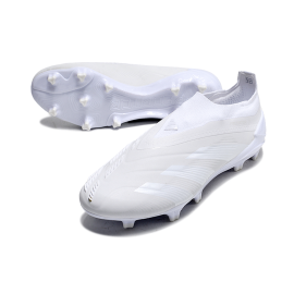 Adidas Predator Elite Laceless FG - White White