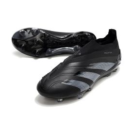 Adidas Predator Elite Laceless FG - Black Black