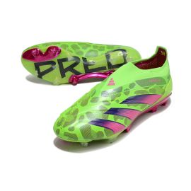 Adidas Predator Elite Laceless FG Generation Pred - Solar Green Shock Pink Lucid Lemon