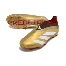 Adidas Predator Elite Laceless FG Gold White Red Black