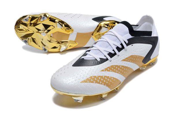 Adidas white and gold football boots best sale