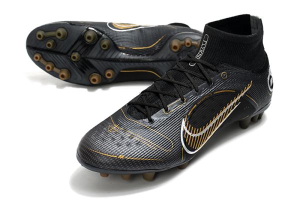 Black and gold mercurial superfly best sale