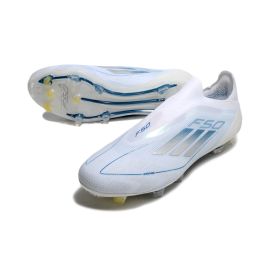 adidas F50 Elite Laceless FG White Purple