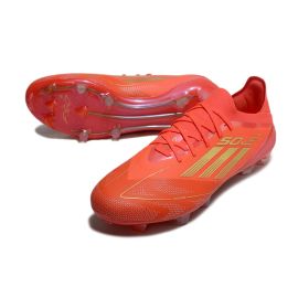 adidas F50 Elite Laces FG - Solar Red/Gold Met/Bright Red