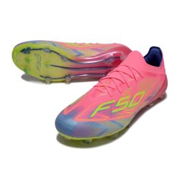 adidas F50 Elite Laces FG 2025 Mystic Victory - Lucid Pink/Lucid Lemon/Blue Fusion