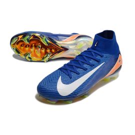 Nike Air Zoom Mercurial Superfly 10 Elite FG Blue White Orange