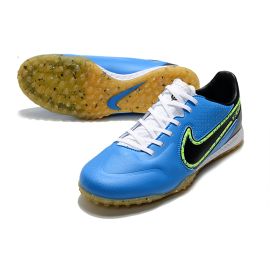 Nike Tiempo Legend 9 TF Soccer Shoes Photo Blue/Black Lime Glow