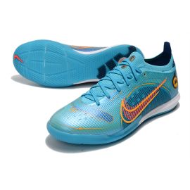 Nike Mercurial Vapor 14 Elite IC Blueprint Pack Chlorine Blue Laser Orange Marina features