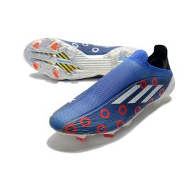 adidas X Speedflow + FG 11_11 - Bold Blue_Footwear White_Vivid Red LIMITED EDITION