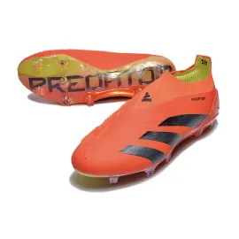 Adidas Predator Elite Laceless FG Predstrike - Solar Red Core Black Solar Yellow