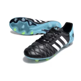 Adidas Adipure 11Pro FG Soccer Cleats - Black Running White Solar Blue