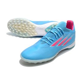 adidas X Speedflow.1 TF Sapphire Edge - Sky Rush_Shock Pink_Footwear White