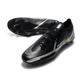 Nike Phantom GT 2 Elite FG Shadow - Black Metallic Dark Grey Metallic Gold