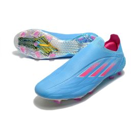 adidas X Speedflow + FG Sapphire Edge - Sky Rush_Shock Pink_Footwear White