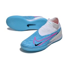 Nike Phantom GX DF Elite IC Blast Pack - Baltic Blue_Pink Blast_White_Laser Blue