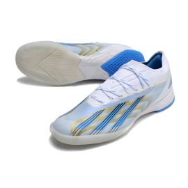 adidas X Crazyfast Messi .1 IN Las Estrellas Pack - White_Pulse Blue_Gold Metallic