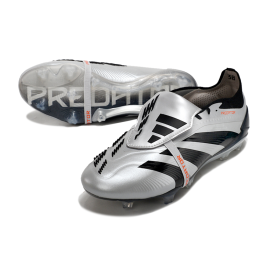 adidas Predator Elite Fold-over Tongue FG Silver Black