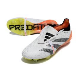 Adidas Predator Elite Fold-over Tongue FG Vortex - White Black