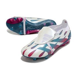 adidas Predator Elite Fold-over Tongue FG White Green Pink Multicolor