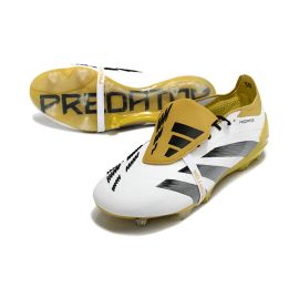 adidas Predator Elite Fold-over Tongue FG White Silver Yellow Black