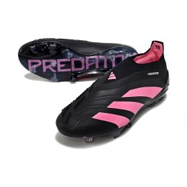 Adidas Predator Elite Laceless FG Black Pink