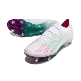 Adidas X 24 Crazyfast + SG-Pro White Pink Green