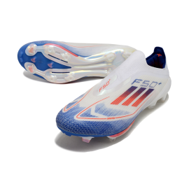 adidas F50 + FG Advancement - Footwear White/Solar Red/Lucid Blue