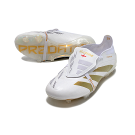 adidas Predator Elite Fold-over Tongue FG BELLINGHAM - White/Gold