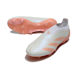 adidas Predator Elite Laceless FG White Pink